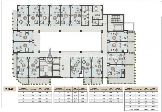 Bureaux Dans Un Centre D'affaires Exceptionnel À Istanbul 6