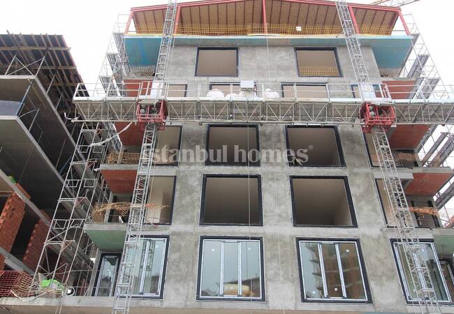 Immobilier Vue Sur Bosphore Dans Une Résidence Récurisée À Uskudar 25