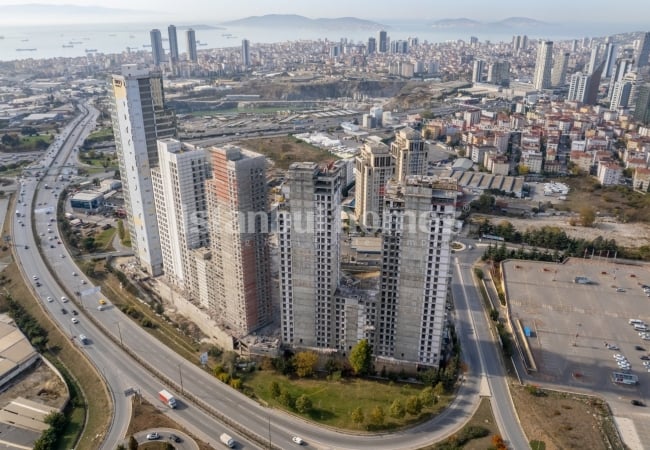 Meerblick Wohnungen Im Komplex Nahe Der U-bahn In Kartal 23