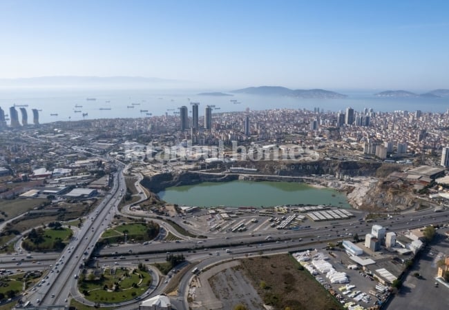 Meerblick Wohnungen Im Komplex Nahe Der U-bahn In Kartal 29