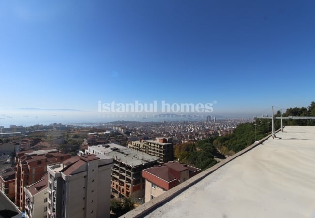 İstanbul Pendik'te Deniz Manzaralı Teraslı Satılık Daireler 14