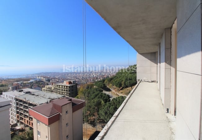 İstanbul Pendik'te Deniz Manzaralı Teraslı Satılık Daireler 6
