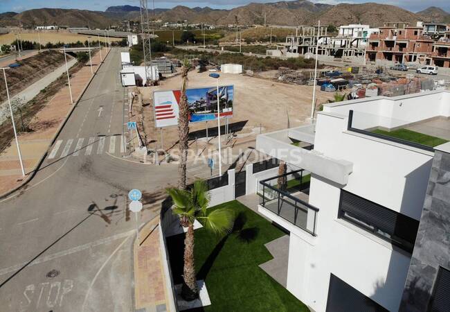 Mazarron Murcia'da Plaja Sadece 500 Metre Mesafede Daireler 15