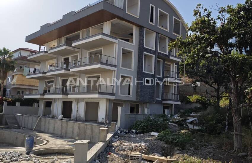 Alanya'da Deniz ve Kale Manzaralı Villa Konseptli Daireler 18