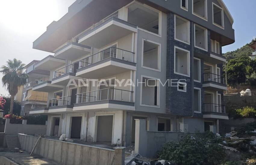 Alanya'da Deniz ve Kale Manzaralı Villa Konseptli Daireler 19