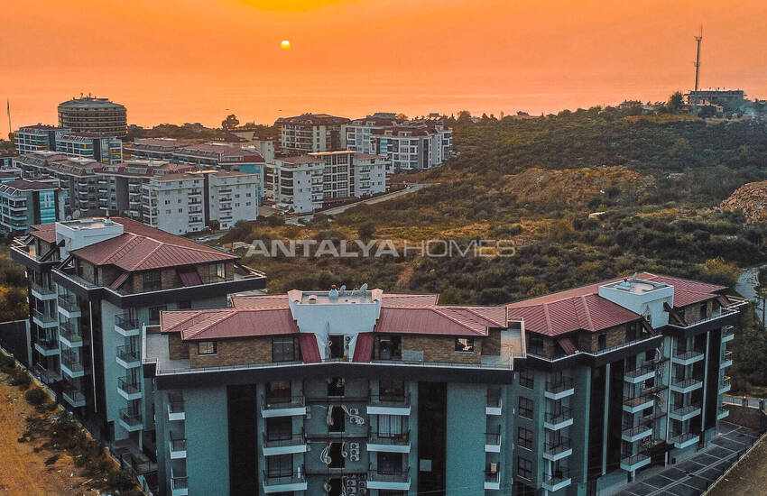 شقق في مجمع آمن مع حمامات سباحة في كيستل ألانيا 25