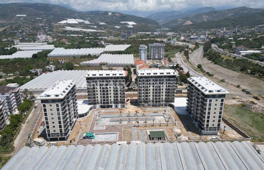 املاک جدید با دید دریا در مجتمعی در آلانیا 30