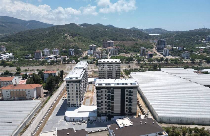 املاک جدید با دید دریا در مجتمعی در آلانیا 31