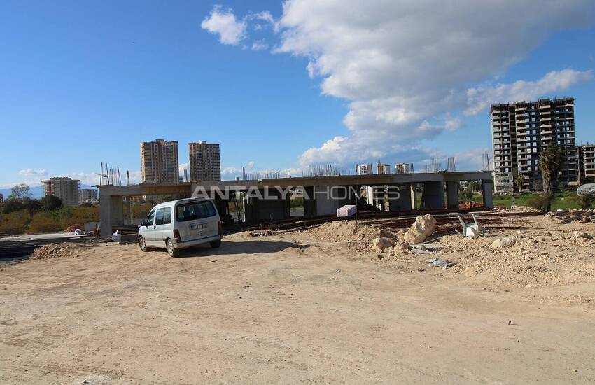 آپارتمان های جمع و جور با چشم انداز بی وقفه در آکسو، آنتالیا 13