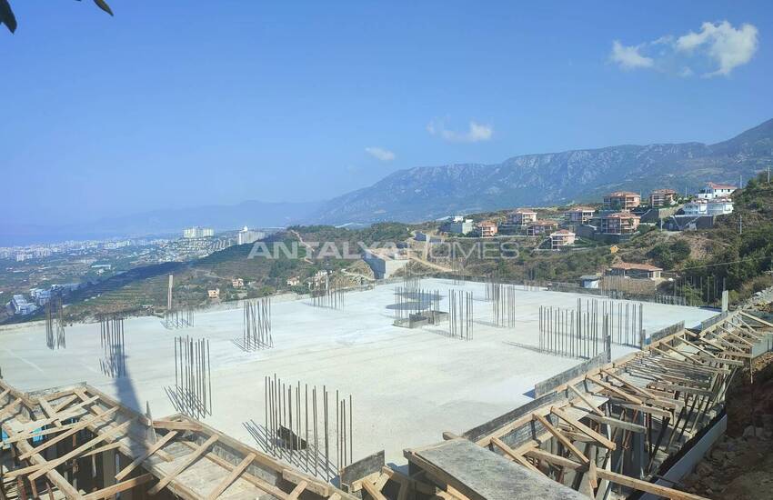 Duplex Med Natur Och Havsutsikt Omgivna Av Natur I Kargicak Alanya 7