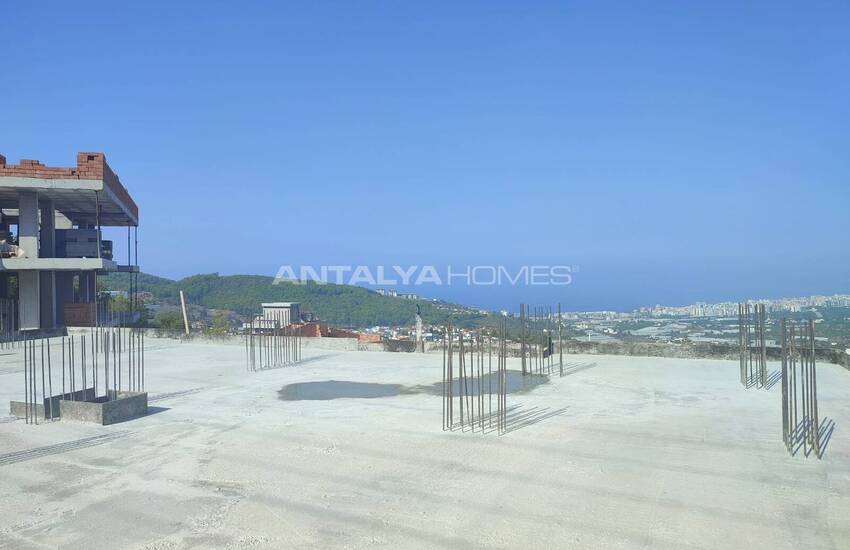 Duplex Med Natur Och Havsutsikt Omgivna Av Natur I Kargicak Alanya 6