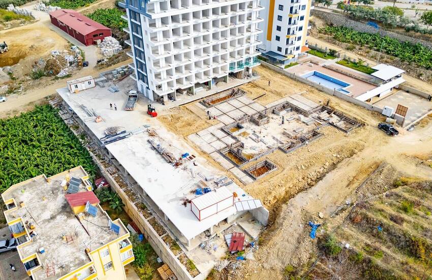 Alanya Mahmutlar'da Plaja Yürüme Mesafesinde Yeni Daireler 39