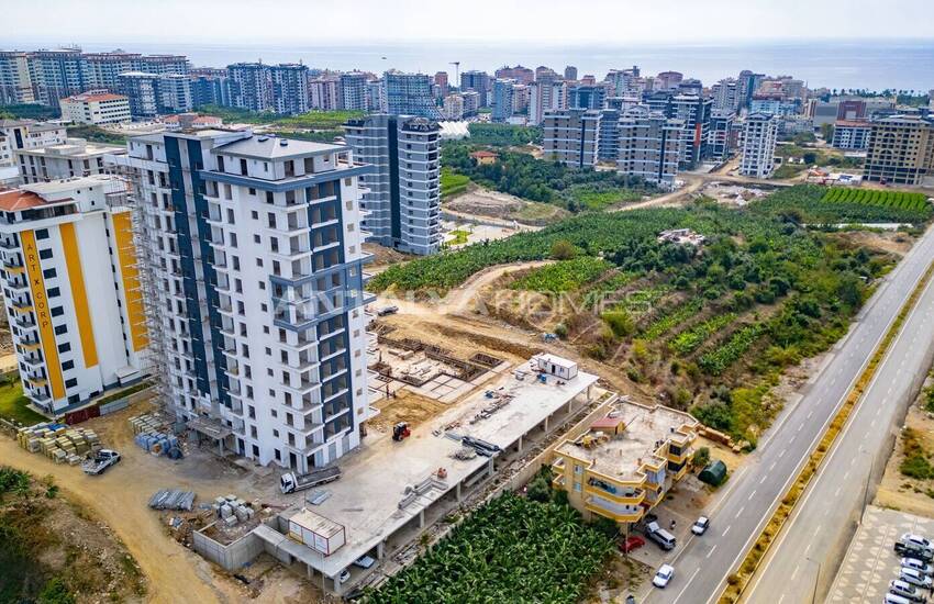 Alanya Mahmutlar'da Plaja Yürüme Mesafesinde Yeni Daireler 41