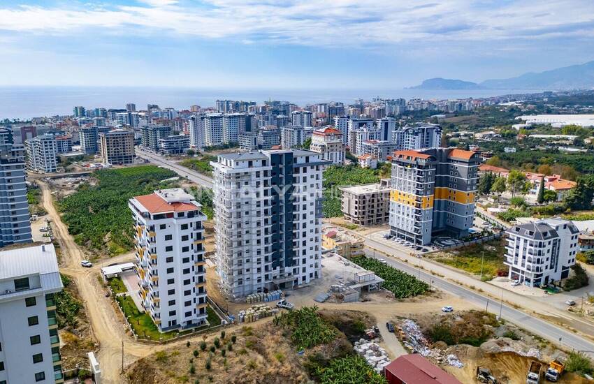 Alanya Mahmutlar'da Plaja Yürüme Mesafesinde Yeni Daireler 44