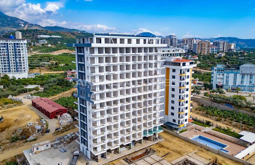 Alanya Mahmutlar'da Plaja Yürüme Mesafesinde Yeni Daireler 38