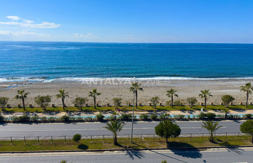 Nybyggda Lägenheter Nära Havet I Ett Komplex I Alanya Kestel 12