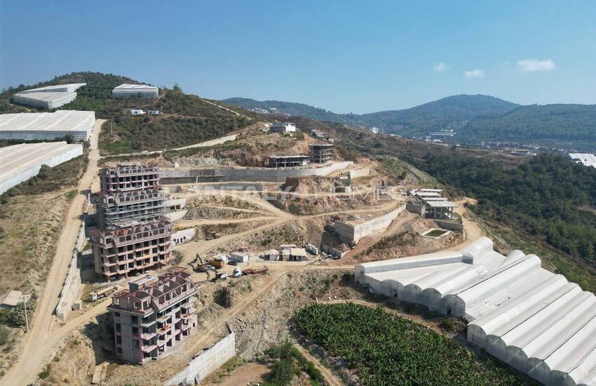 Havsutsikt Lägenheter I Ett Lyxigt Komplex I Kargicak Alanya 24