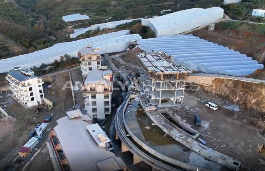 Zeezicht Appartementen In Een Luxe Complex In Kargicak Alanya 23