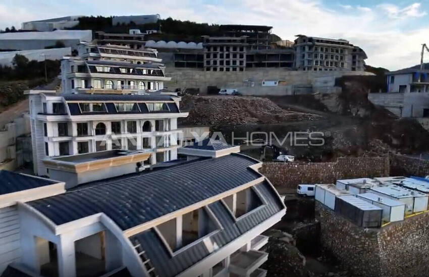 Zeezicht Appartementen In Een Luxe Complex In Kargicak Alanya 25