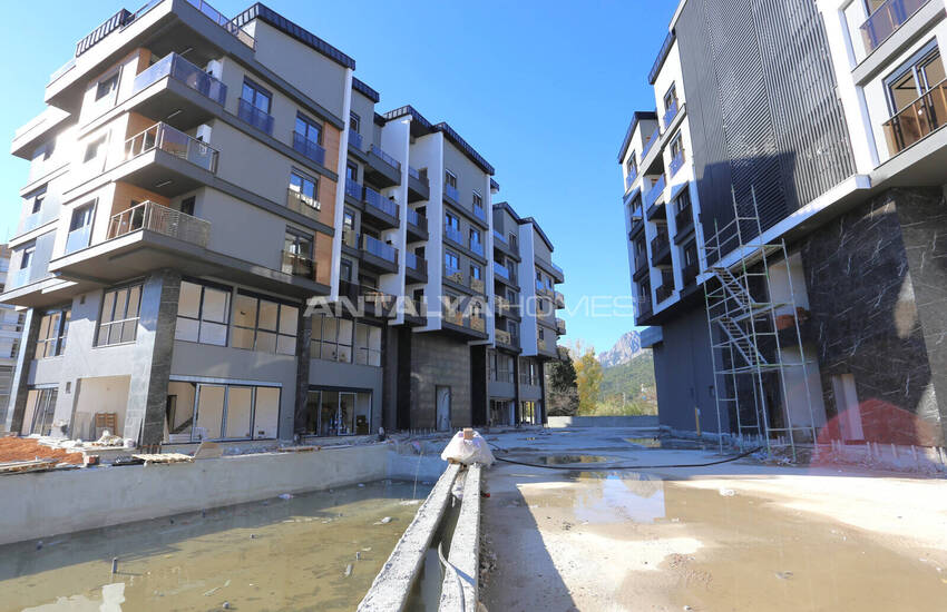 Apartments in Vista Premium Project with Security in Konyaalti 55