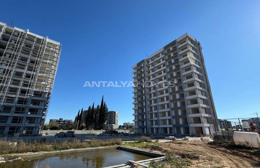 شقق مع حديقة خاصة وحمام للوالدين في أنطاليا ألتينطاش 22