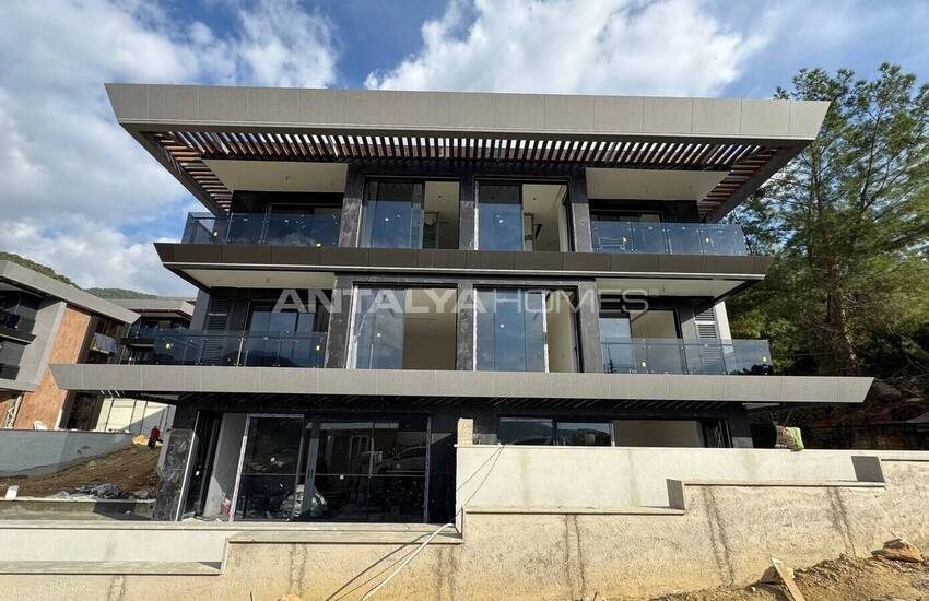 فلل تربلكس مع مسبح خاص في ألانيا ديجيرميندير 14