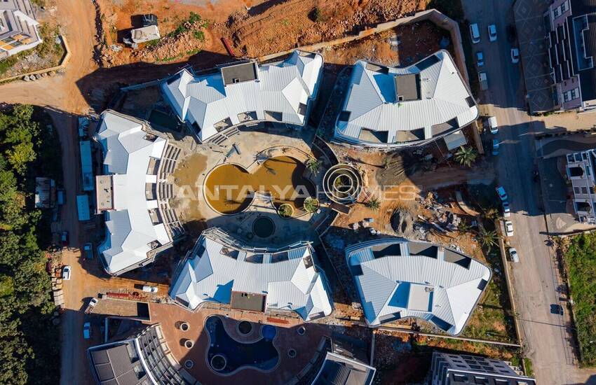 Immobiliers Résidentiels Modernes À Oba Alanya 34