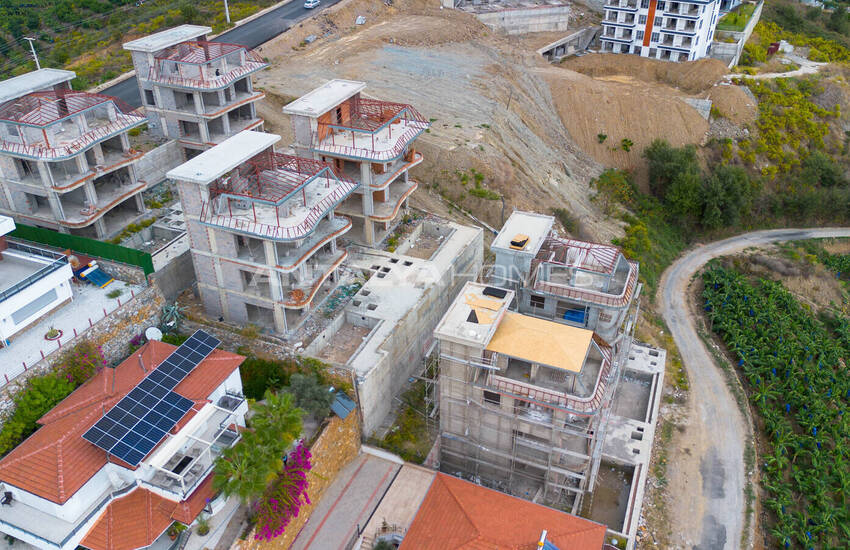 Villas Individuelles Luxueuses Vue Mer Et Ville À Alanya 46