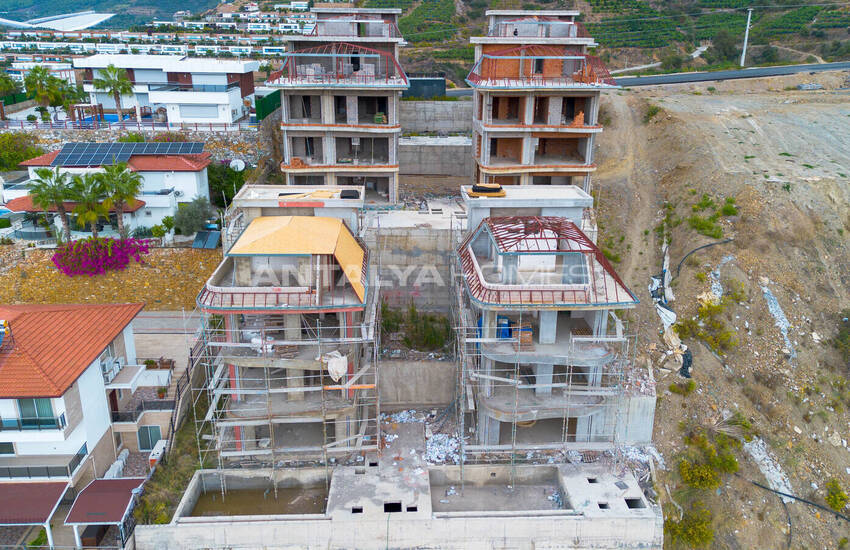 Villas Individuelles Luxueuses Vue Mer Et Ville À Alanya 47