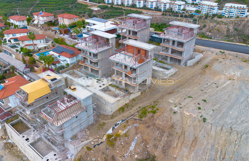 Villas Individuelles Luxueuses Vue Mer Et Ville À Alanya 48