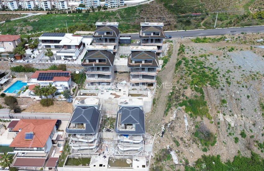 Villas Individuelles Luxueuses Vue Mer Et Ville À Alanya 45