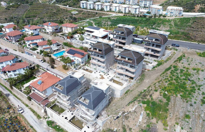 Villas Individuelles Luxueuses Vue Mer Et Ville À Alanya 46