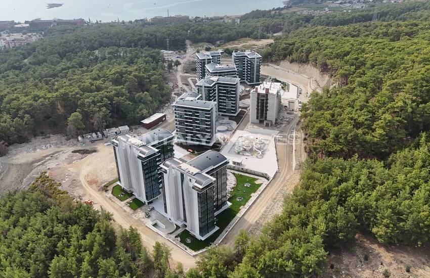 شقق حديثة في مجمع فاخر بالقرب من البحر في افسالار ألانيا 33