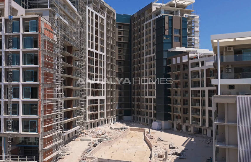 Bijzonder Ontwerp Zeezicht Appartementen In Antalya Aksu 14