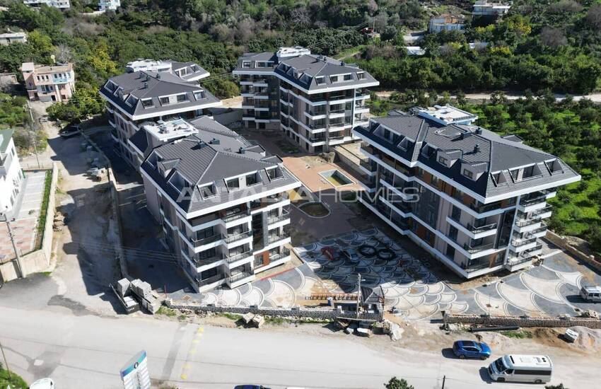 Schicke Wohnungen Verflochten In Der Natur In Alanya Oba 24