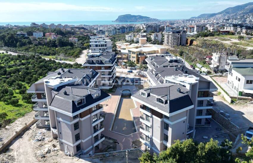 Schicke Wohnungen Verflochten In Der Natur In Alanya Oba 21