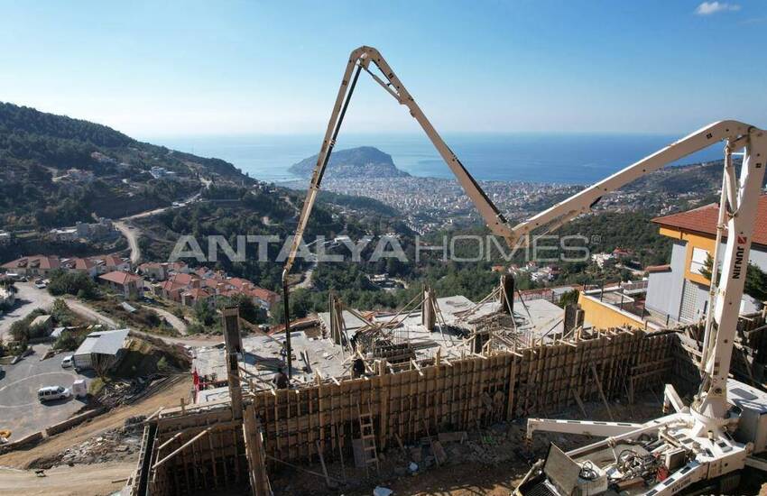 Erdgeschoss Und Duplex Penthouse Wohnungen In Alanya Bektas 18