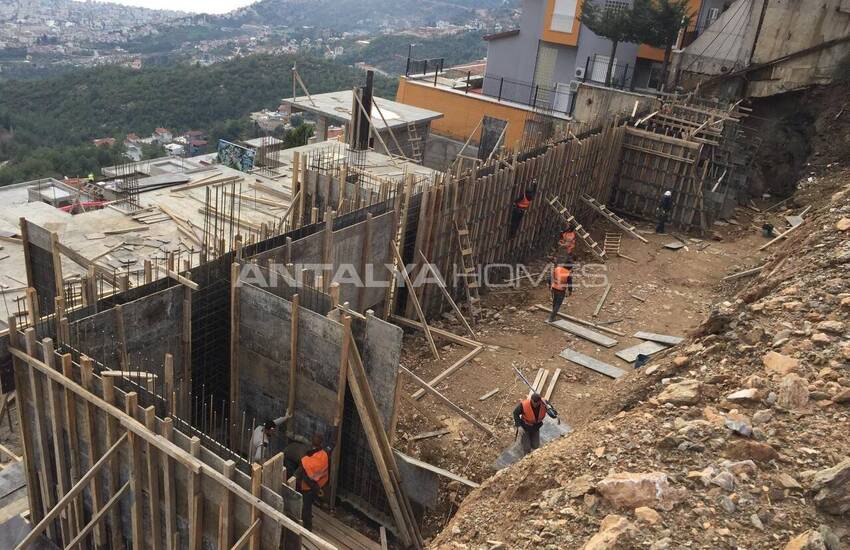 Erdgeschoss Und Duplex Penthouse Wohnungen In Alanya Bektas 21