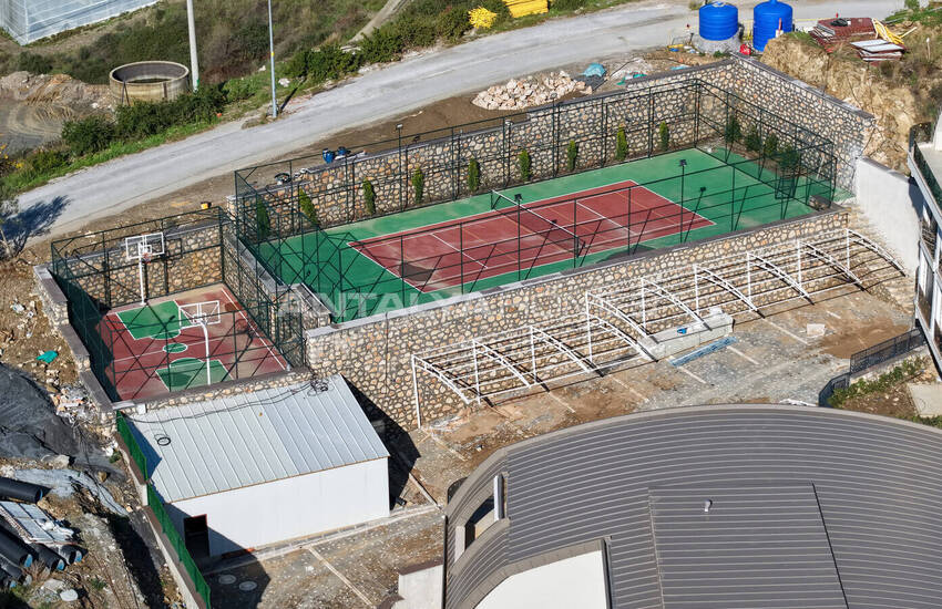 Alanya Kargıcak'ta Deniz ve Dağ Manzaralı Sitede Şık Daireler 25