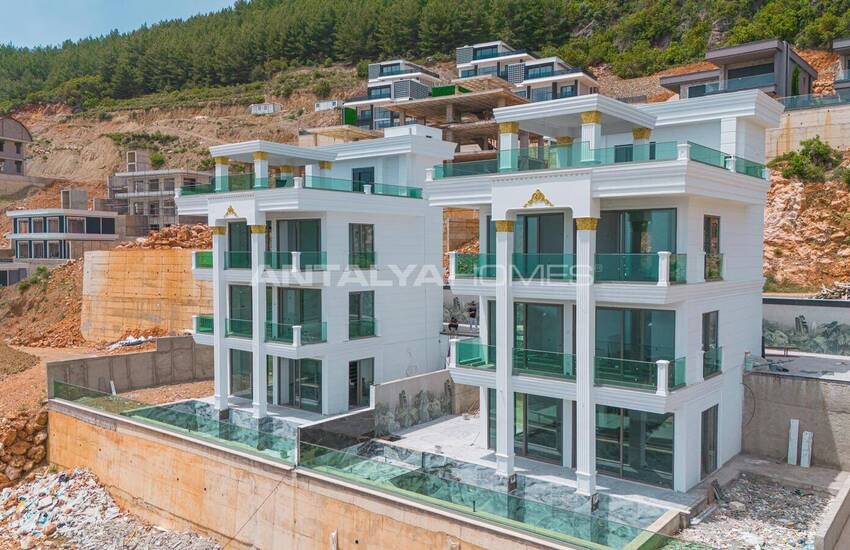 Sea and Nature-view Villas with Private Pool in in Alanya 50