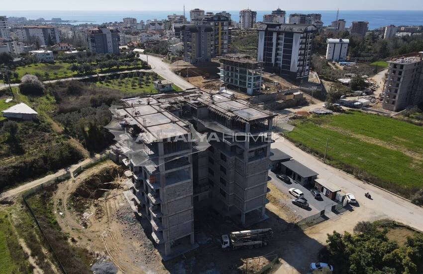 Alanya Avsallar'da Plaja Yakın Şık Tasarımlı Daireler 30