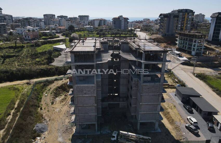 Alanya Avsallar'da Plaja Yakın Şık Tasarımlı Daireler 34
