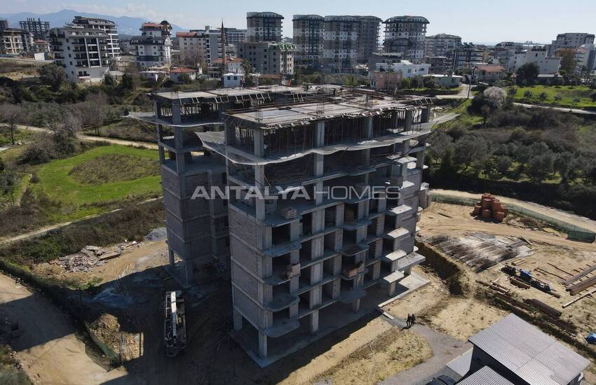 Alanya Avsallar'da Plaja Yakın Şık Tasarımlı Daireler 35