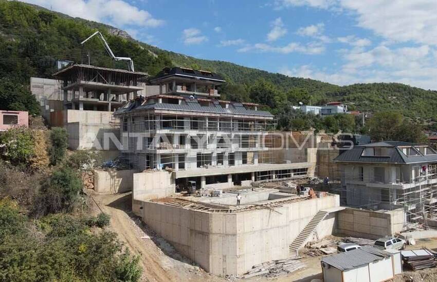 Alanya'da Doğayla İç İçe ve Deniz Manzaralı Daireler 8