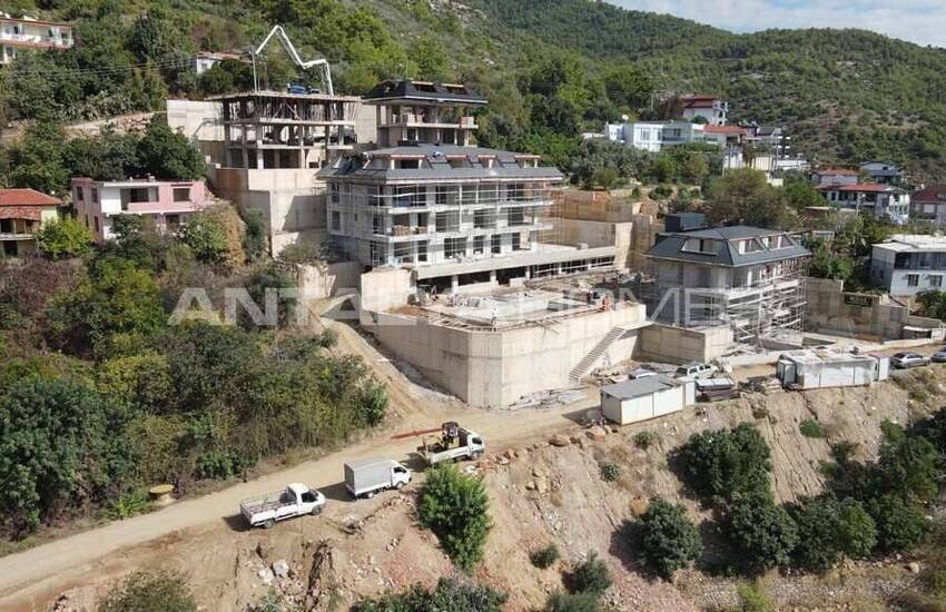 Alanya'da Doğayla İç İçe ve Deniz Manzaralı Daireler 6