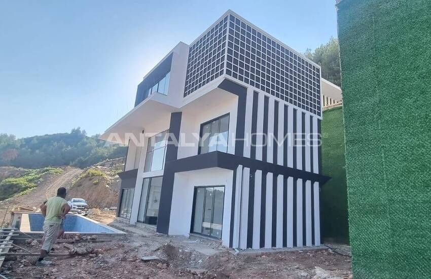 منازل مطلة على البحر مع نظام المنزل الذكي في ألانيا تيبي 37