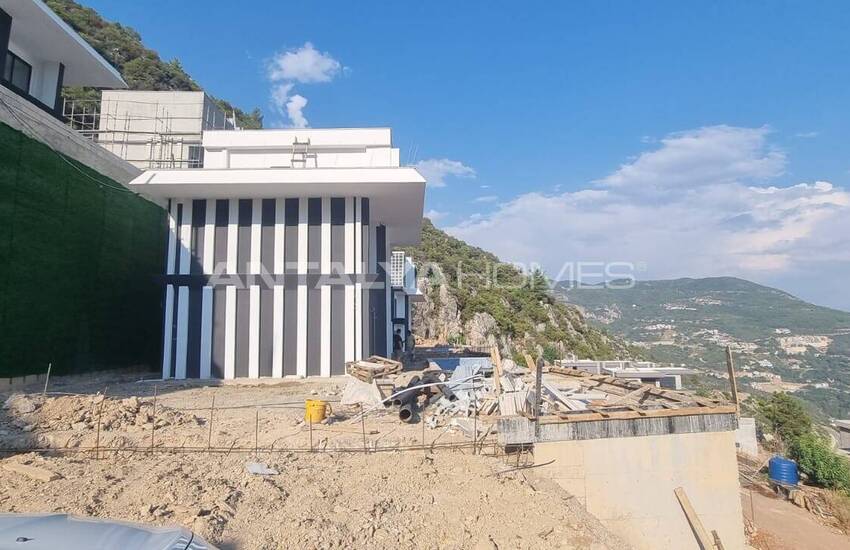 منازل مطلة على البحر مع نظام المنزل الذكي في ألانيا تيبي 38