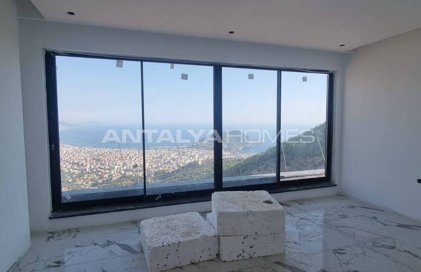 منازل مطلة على البحر مع نظام المنزل الذكي في ألانيا تيبي 40