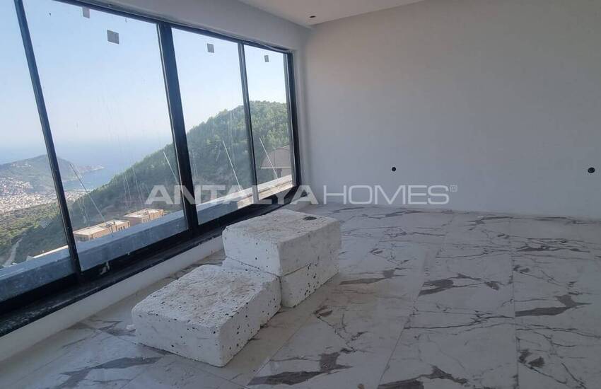 منازل مطلة على البحر مع نظام المنزل الذكي في ألانيا تيبي 46