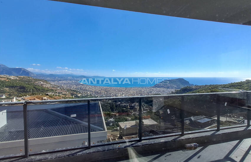 ملک با دید دریا با استخر و باغ خصوصی در آلانیا 49